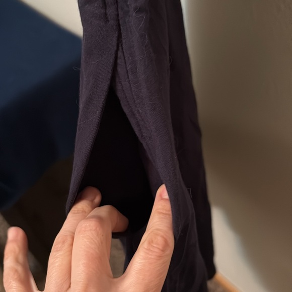 EShakti women’s dress Sz 10 Navy Jersey 40s style, pockets, NWOT 🌻 - Picture 5 of 9